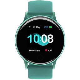 Ceas Smartwatch Umidigi Uwatch 2S, Bluetooth, HR, 44 mm, Ocean Green