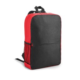 Geanta laptop 15.6 inch, buzunar lateral si frontal, Everestus, 20IAN550, Rosu, Poliester 600D