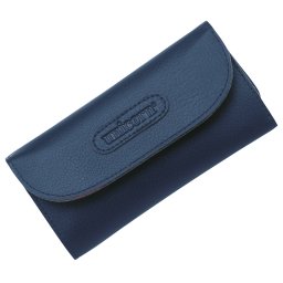 Maestro Wallet - Blue/Red Interior 3Up