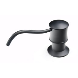 Dozator pentru sapun lichid stilo , dispenser , negru mat, incastrabil 400 ml
