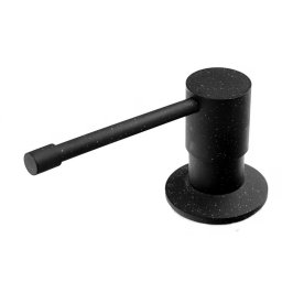 Dozator pentru chiuveta bucatarie sapun lichid culoare negru granit, incastrabil 400 ml