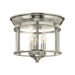Plafoniera hol Gentry, finisaj crom, H:24,1cm, 3xE14, HK-GENTRY-F-PN