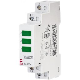 Lampa semnalizare pentru trifazat, tablou electric ETI