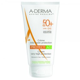 Crema pentru rotectia solara a pielii atopice cu SPF 50+, 150 ml, A-Derma Protect AD