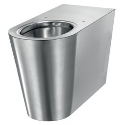 Vas WC din inox bacteriostatic, model oval
