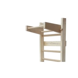Bara tractiuni din fag pentru spalier gimnastica cu latime de 70 cm lacuita