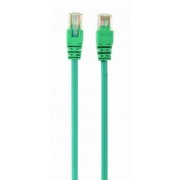 Cablu de retea RJ45 cat 5e UTP 0.25m Verde, Spacer SP-PT-CAT5-0.25M-G