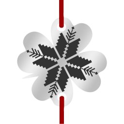 Martisor Bratara Inox Trifoi Argintiu Floare Motive Traditionale