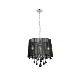 ITALUX MDM-2572/3 BK - Lustră pe lanț CORNELIA 3xE14/40W/230V