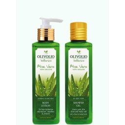 Set gel de dus si lotiune de corp, cu aloe vera 250ml