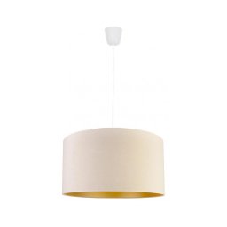 Lustră pe cablu Duolla ROLLER 1xE27/40W/230V d. 40 cm crem