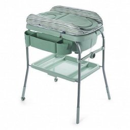 Cadita cu masa de infasat Chicco Eucalyptus