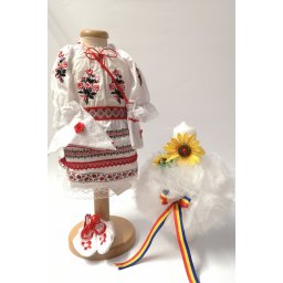Set Traditional Botez Fetita - Costumas + Lumanare 5