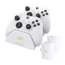 VENOM VS2871 Xbox Series & One white double charging station + 2 acumulatoare