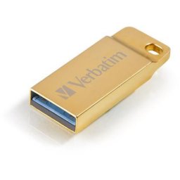Memorie USB Verbatim Exclusive Metal 64 GB, USB 3.0, Gold