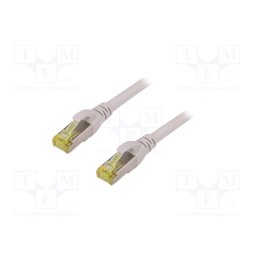 DIGITUS Premium CAT 6A S-FTP patch cable, Length 5,0m, Color grey