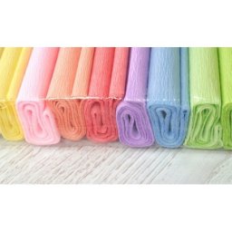 Hartie creponata 0,5X2 m, culori pastel, 10 culori/set, KOH-I-NOOR
