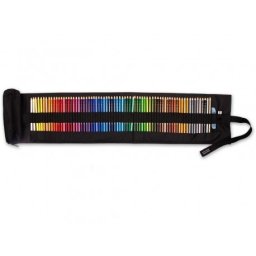 Penar ROLL-UP rosu cu 72 creioane color Polycolor KOH-I-NOOR
