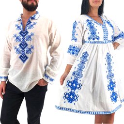 Set Traditional Rochie Mama Camasa Tata Titel Fiorela 2
