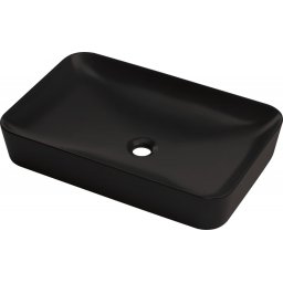 Tess Peonia Black - lavoar cu montaj pe blat finisaj negru CDS_NU6S