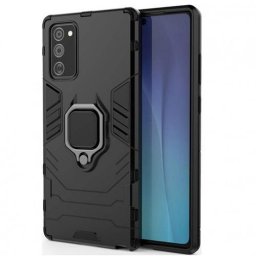 Husa telefon Plastic Samsung Note 20 zn980 antishock Rugged Sergeant Armor Ring black