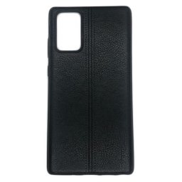 Husa telefon Silicon Samsung Note 20 zn980 Black Leather