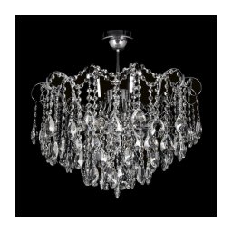 Lustră de cristal pe tijă 6xE27/60W/230V
