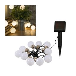 Șir decorativ solar LED 3,8 m, 1,2V 300 mAh, IP44
