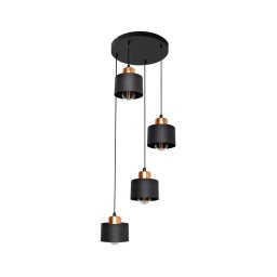 Lustră pe lanț EDISON 4xE27/15W/230V