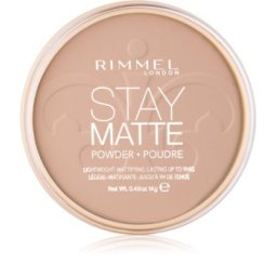 Pudra compacta Rimmel London Stay Matte 05 Silky Beige, 14 g