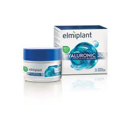 Crema antirid de fata Elmiplant Hyaluronic de noapte, 50 ml