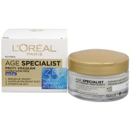 Crema antirid pentru fata L Oreal Paris Age Specialist 35+ de noapte, 50 ml