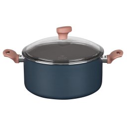 Cratita antiaderenta gri cu capac Fest Lithos 28 cm 6 L