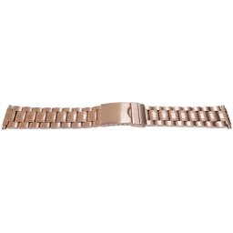 Bratara metalica reglabila aur roz capete pe arc 16-22mm - 55009