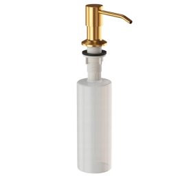 Dozator pentru chiuveta bucatarie sapun lichid, dispenser , auriu gold, incastrabil 330 ml
