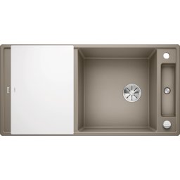 Blanco chiuveta bucatarie granit Axia III XL 6S cu excentric si tocator sticla