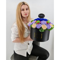 Set cadou - Trandafiri sapun - La multi ani!