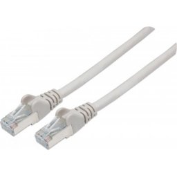 PATCH CORD FTP INTELLINET Cat6, 5m alb, ecranat, contacte aurite, 733267