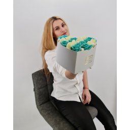 Set cadou - Inima flori Lalele si Trandafiri din sapun!