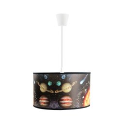 Lustră pe cablu pentru copii SPACE 1xE27/60W/230V