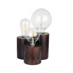 Spot-Light 2266376 - Lampă de masă VINCENT 3xE27/15W/230V fag
