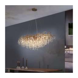 Paul Neuhaus 2031-11 - lustră pe cablu ICICLE 15xG9/40W/230V