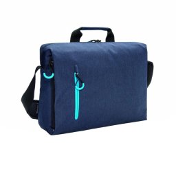 Geanta laptop 15.6 inch, fara PVC, XD, JU009, poliester, albastru