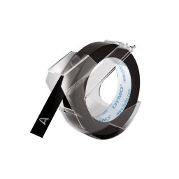 Banda embosabila DYMO Omega 9 mm neagra pentru organizare acasa, birou si depozitare 520109