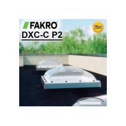FEREASTRA FIXA CU CUPOLA PENTRU ACOPERIS TERASA DXC-C P2 100X100