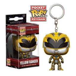 Breloc, Power Rangers, POP!, Yellow Ranger, 4 cm