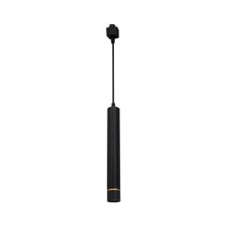 Lustră LED pe cablu pentru sistem pe șine TRACK PENDANT LED/3W/230V negru