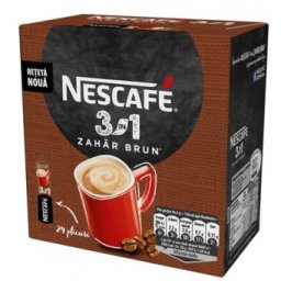Nescafe 3in1 Zahar Brun 15g 24buc/cutie