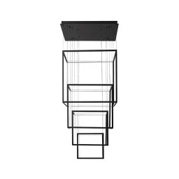 Azzardo AZ3139 - Lustră LED dimabilă pe cablu OPERA LED/329W/230V negru