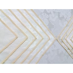 Fata de masa damasc 360x170 cu 12 servetele